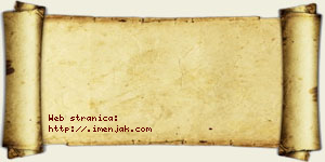 Snežana Tošović vizit kartica